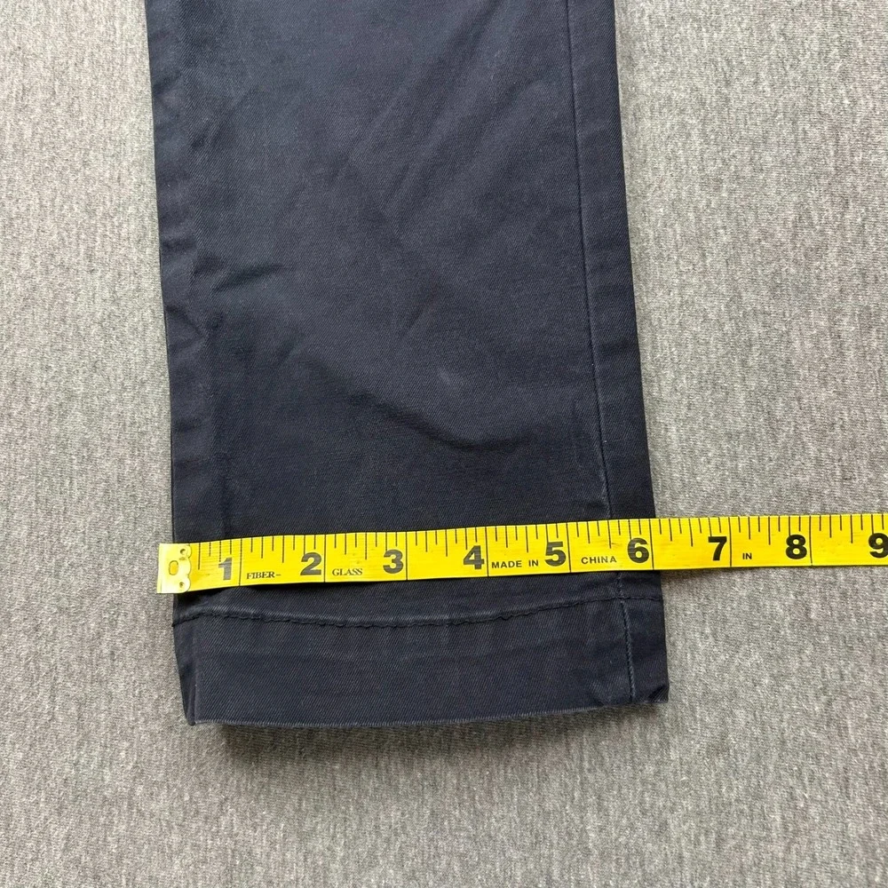 Banana Republic Mason Chino Flat Front Pants Mens 29x32 (30x30) Navy Blue‎